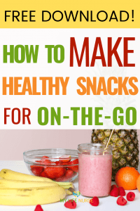strawberry smoothie - How to Make Healthy Snacks for On the Go