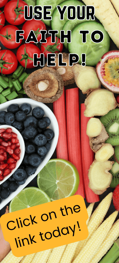 collection of healthy fruits and vegetables spread out on a table for post Use Your Faith to Succeed When You Start Eating Healthy