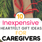 Gift ideas for caregivers - P red yarn