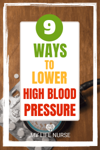 blood pressure cuff & meds self-care to lower high blood pressure