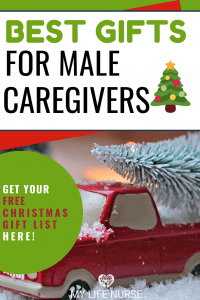 Best Gifts for Male Caregivers -red toy truck w Christmas tree p