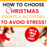 How to Choose Christmas events & activities to avoid stress! - cmas panel