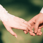 bride and groom hands together for post called 4 simple communication tips for a happy marriage