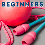 pink weight ball and pink jump rope with blue handles for post exercise equipment for beginners