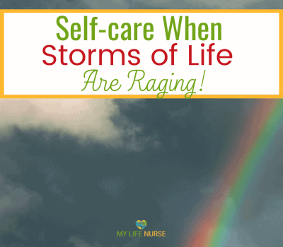 rainbow w storm clouds - 8 self-care tips when the storms of life are raging