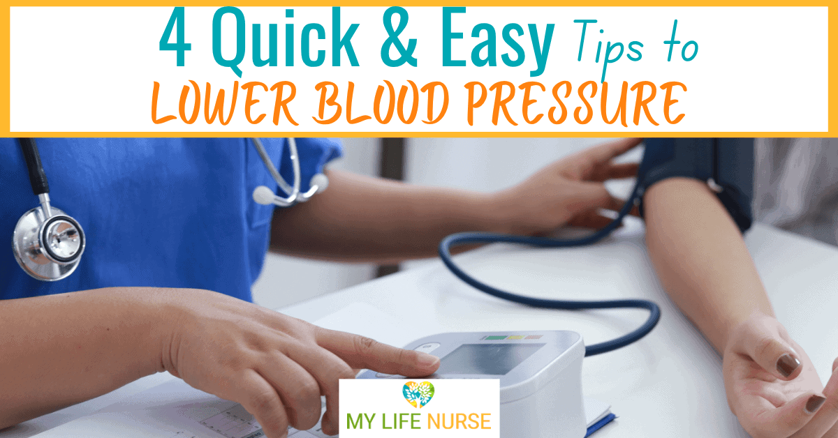a healthcare worker helping a woman take her blood pressure.